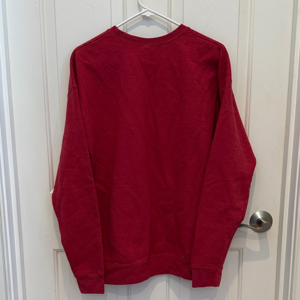 Red Graphic Sweater - Picture 5 of 6
